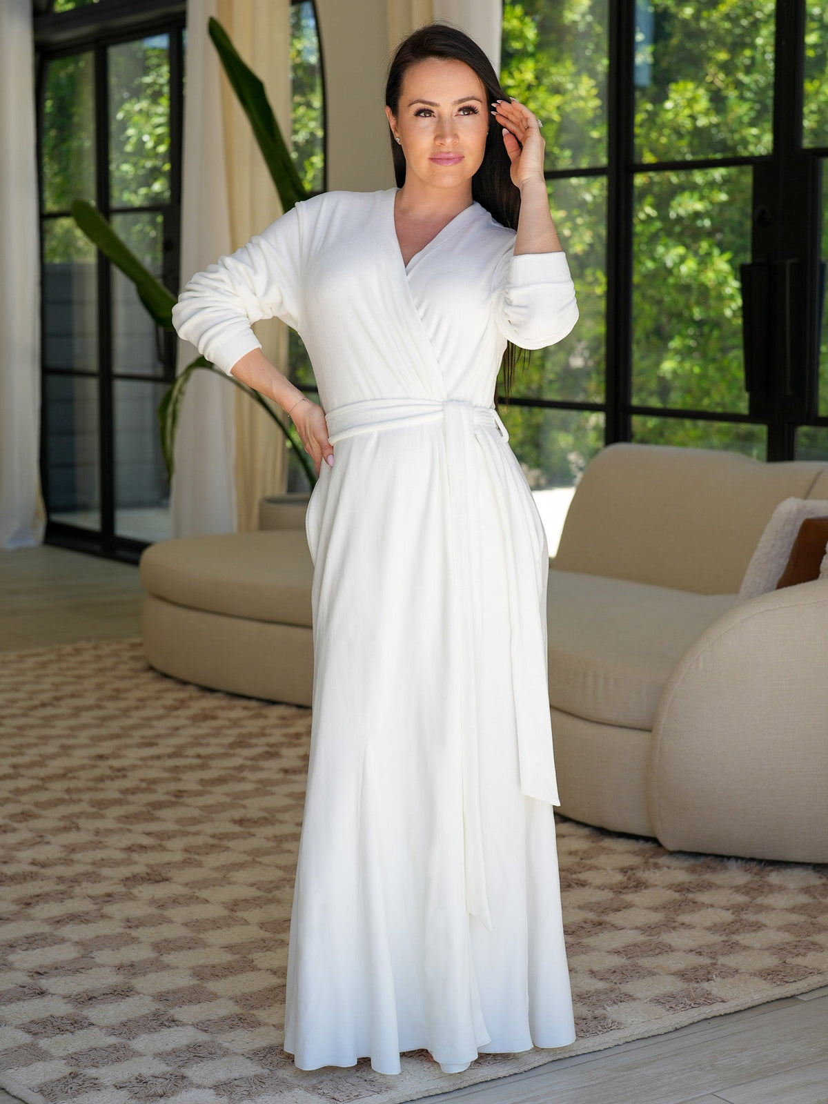 Ivory Glam Robe