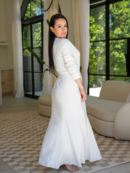 Ivory Glam Robe
