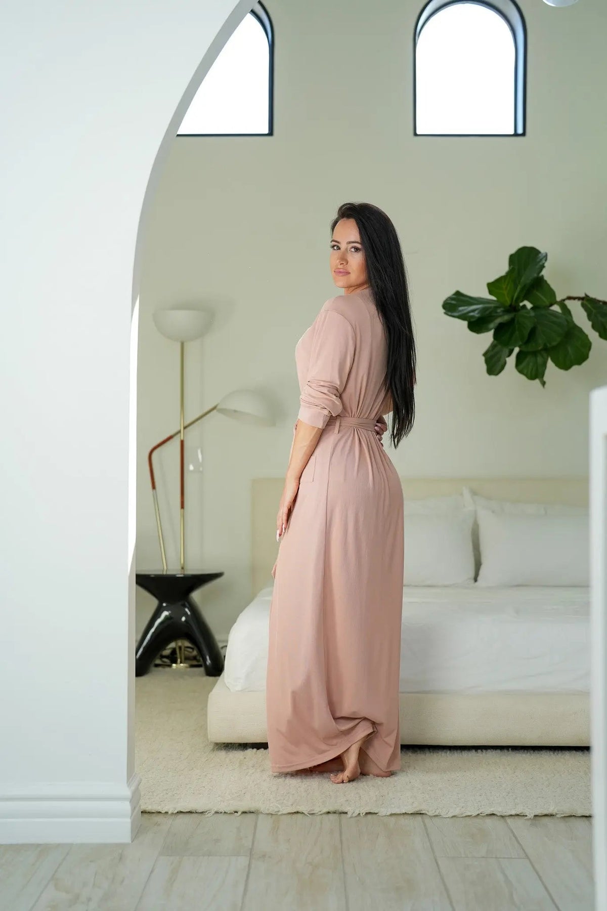 Sexy Basics Classic Long Robe