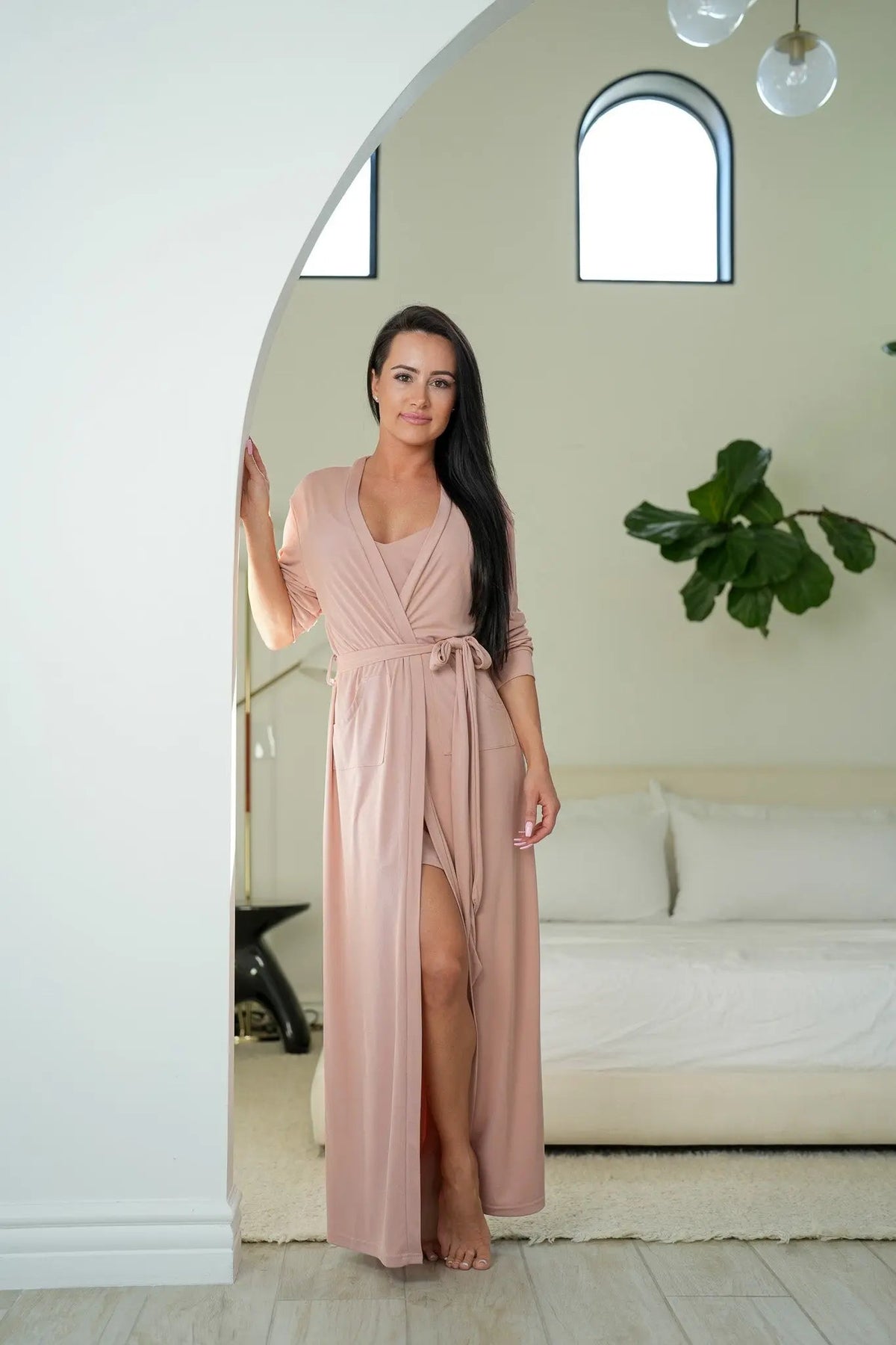 Sexy Basics Classic Long Robe
