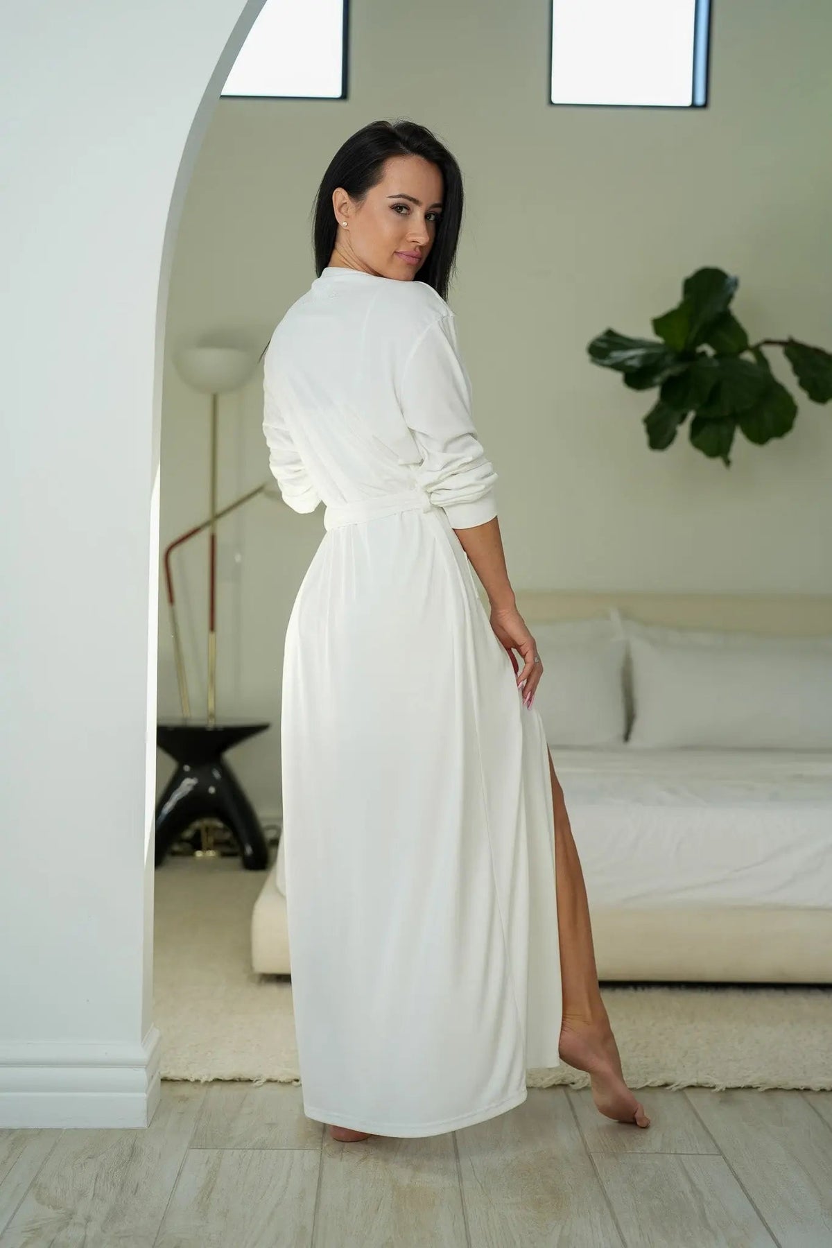 Sexy Basics Classic Long Robe